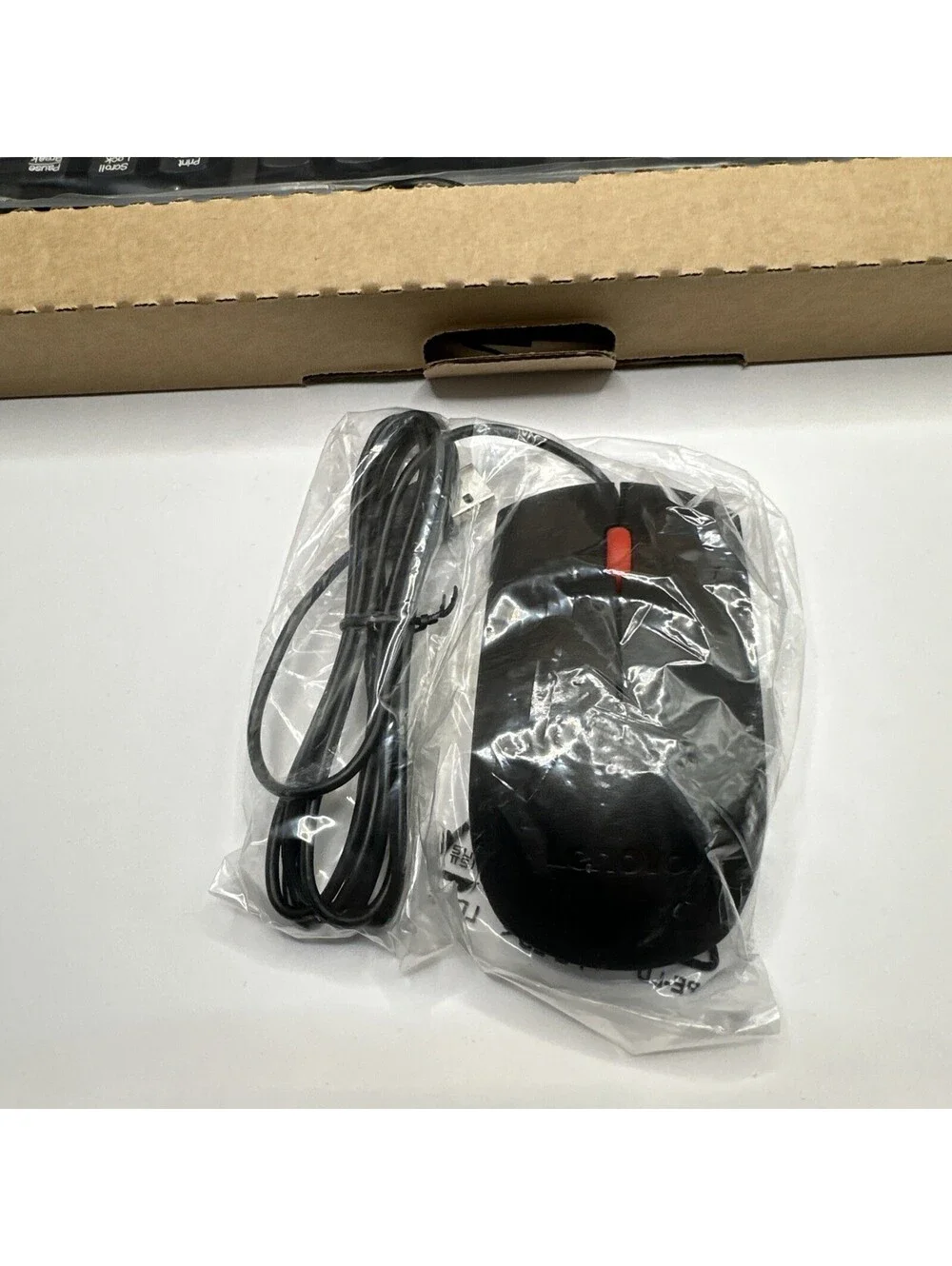 Lenovo KBBH21 Traditional USB Keyboard With SM-8823 Mouse NEW NEVER USED